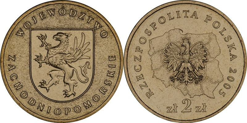 2 zł GN, Województwo zachodniopomorskie, 2005