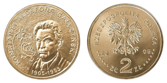 2 zł GN, Konstanty Ildefons Gałczyński (1905-1953), 2005